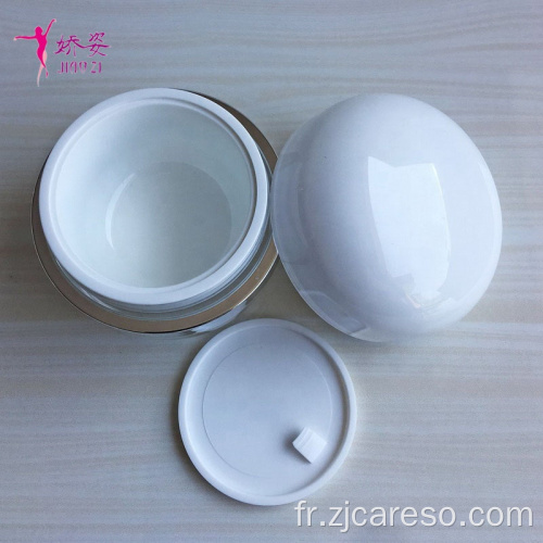 Emballage Pot de crème de bouteille de lotion cosmétique de forme ovale